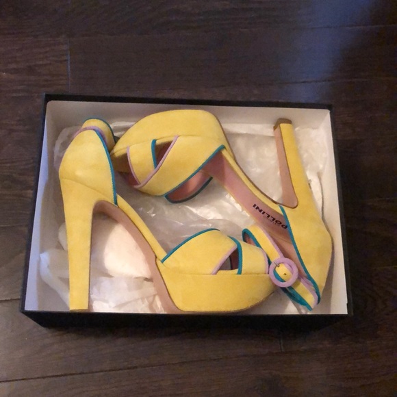 Yellow High Heels - Picture 3 of 3
